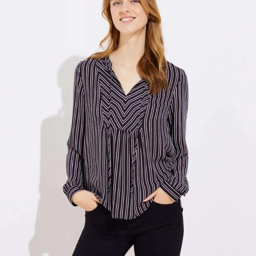 LOFT striped blouse